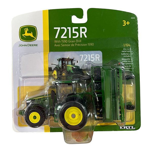 Miniatura John Deere Trator 7215R 1:64