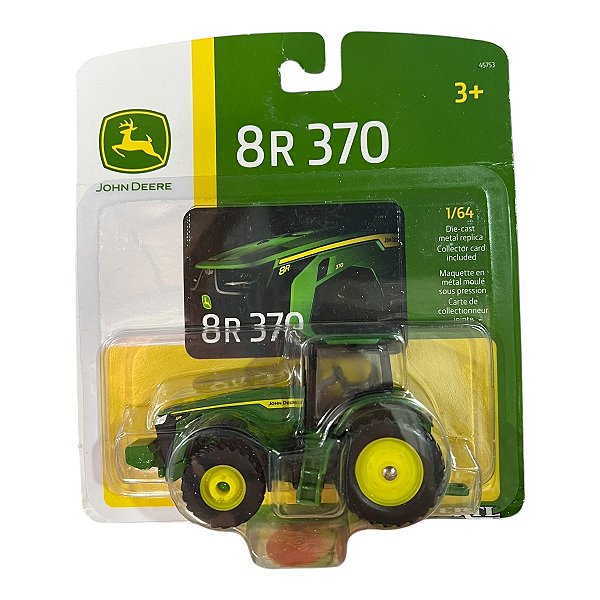 Miniatura John Deere Trator 8R 370 1:64