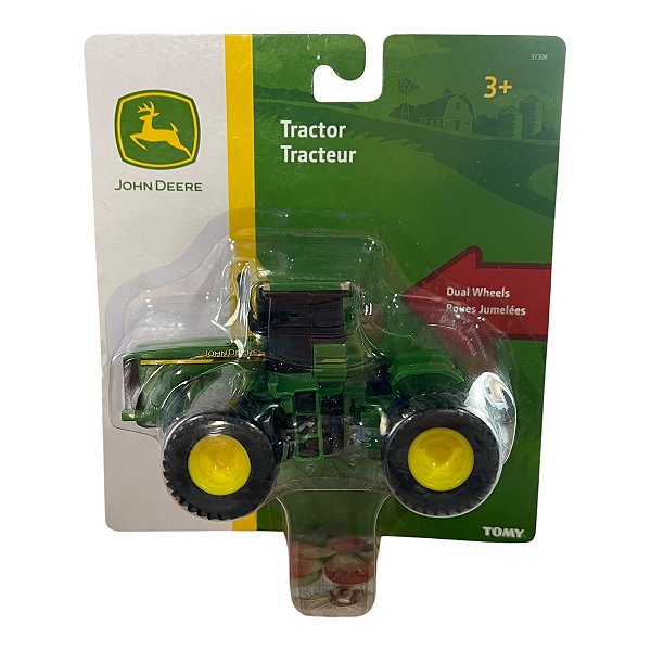 Miniatura John Deere Trator Dual Wheels 1:64