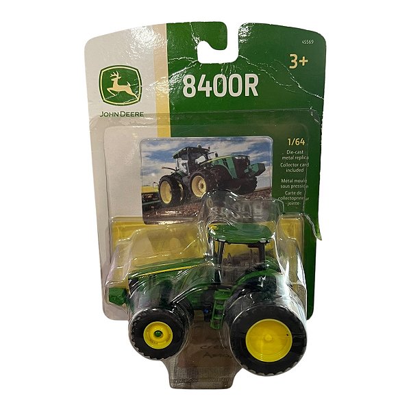 Miniatura John Deere Trator 8400R 1:64