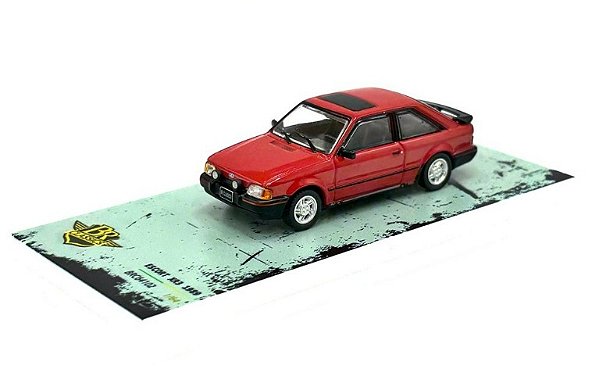 Miniatura Ford Escort XR3 1989 Series 7 Vermelho 1:64