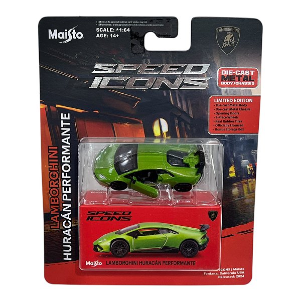 Miniatura Maisto Lamborghini Huracan Verde 1:64