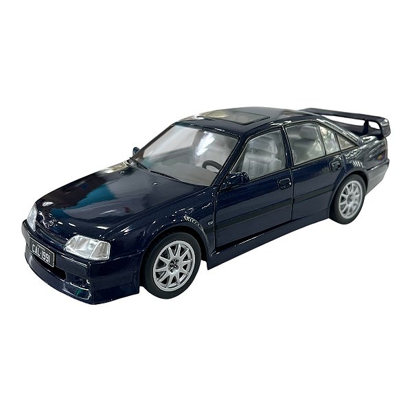 Miniatura Chevrolet Omega CD Azul 1991 Metal 1:24