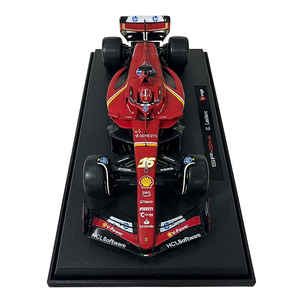Miniatura Fórmula 1 F1 Ferrari SF-24 Charles Leclerc 1:18