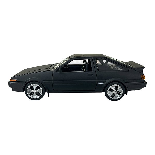 Miniatura Toyota Trueno AE86 Preto Maisto Metal 1:24