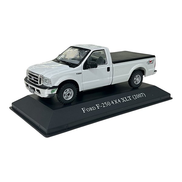Miniatura Ford F250 Branco - Edição 27 1:43