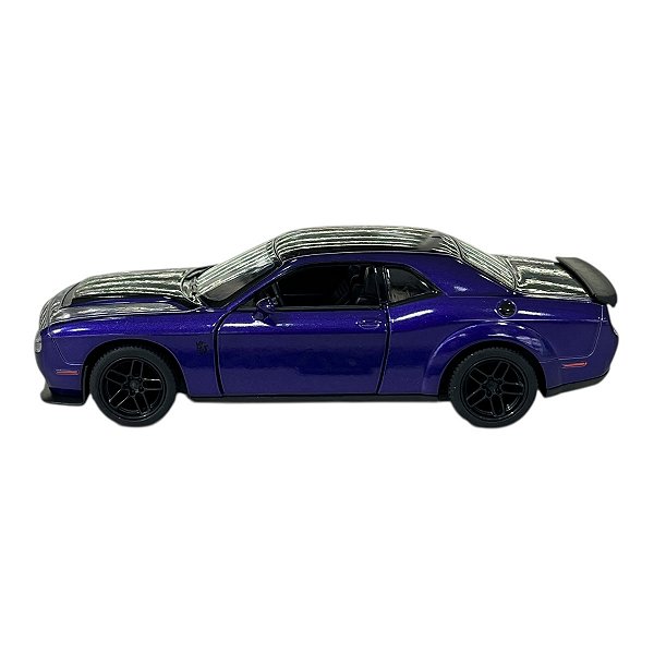 Miniatura Dodge Challenger SRT Demon Lilas Metal 1:40