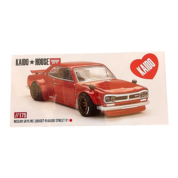 Miniatura MiniGT Kaido House Nissan Skyline 2000GT #175 1:64