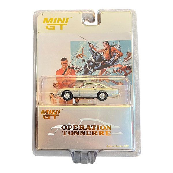 Miniatura MiniGT Aston Martin DB5 James Bond 007 França 1:64