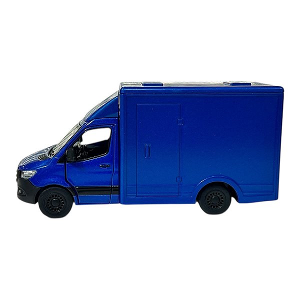 Miniatura Mercedes Benz Sprinter Bau Azul 1:48