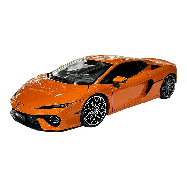 Miniatura Lamborghini Temerario Laranja Burago 1:18