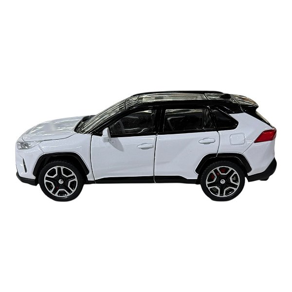 Miniatura Toyota Hav4 Branco Acende Luz e Som Metal 1:32