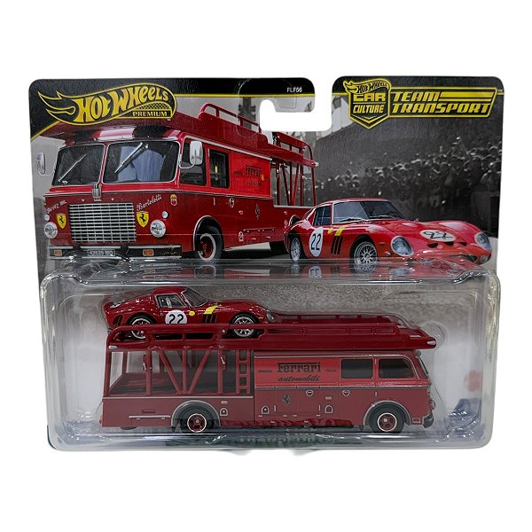 Miniatura Hotwheels Team Transport Ferrari 1/64