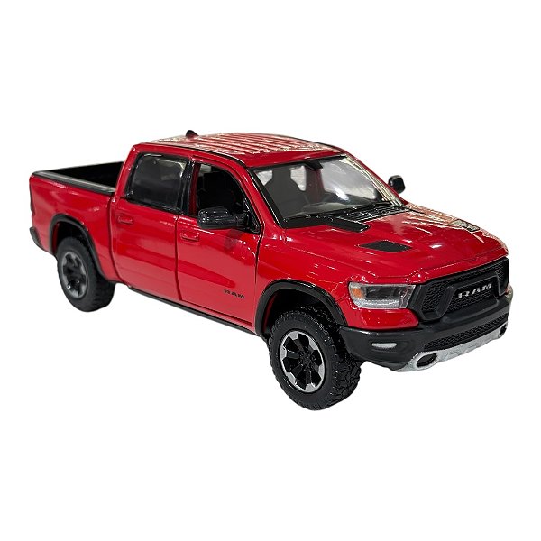Miniatura Dodge Ram Vermelho Metal 1:24