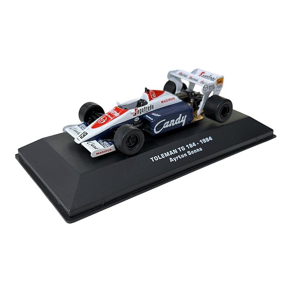 Miniatura Fórmula 1 Ayrton Senna Toleman TG184 Franca 1:43