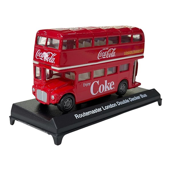 Miniatura Ônibus Londres Coca Cola Original 1:60