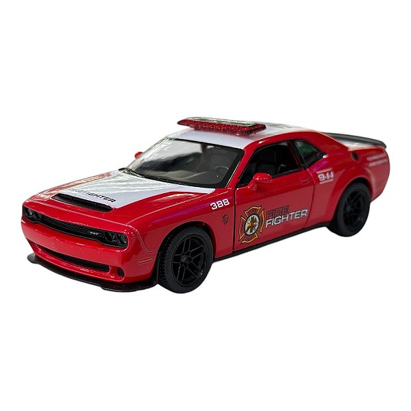 Miniatura Dodge Challenger SRT Demon Bombeiro 1:40