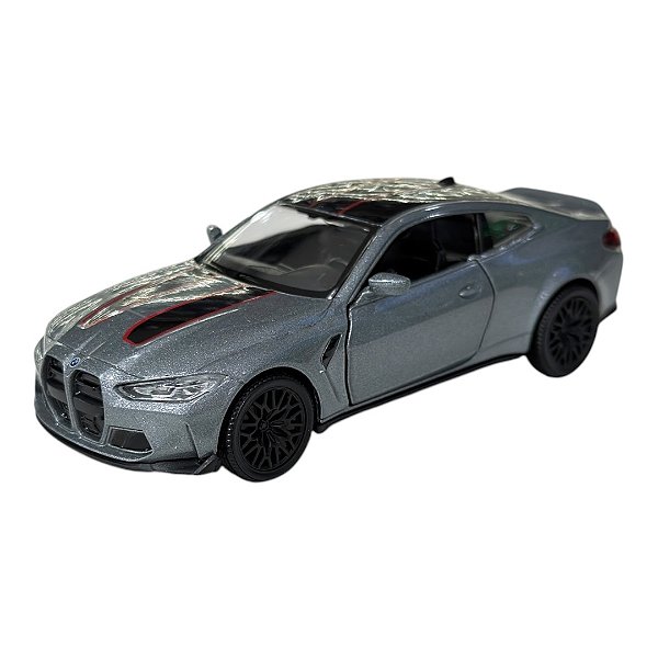 Miniatura BMW M4 CSL Cinza RMZ Metal 1:36