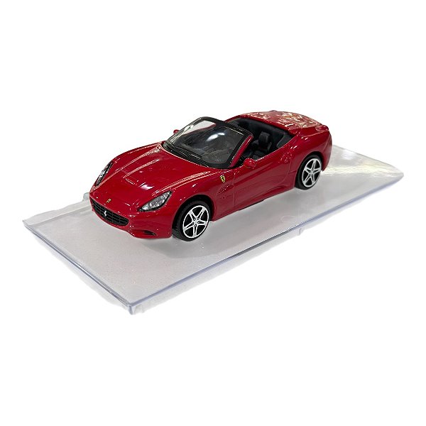 Miniatura Ferrari California com Acrílico 1:43