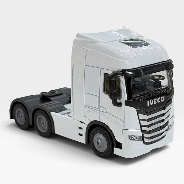 Miniatura Caminhão Iveco Branco 1:50