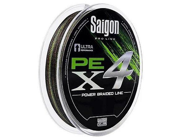 Linha Multifilamento Marine Sports Saigon X4 Verde