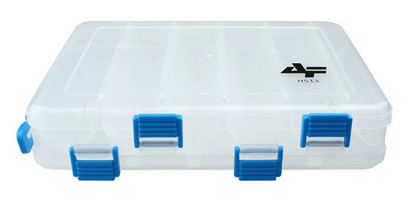 Caixa Estojo Plastica Para Iscas Artificiais H513 Duplaface