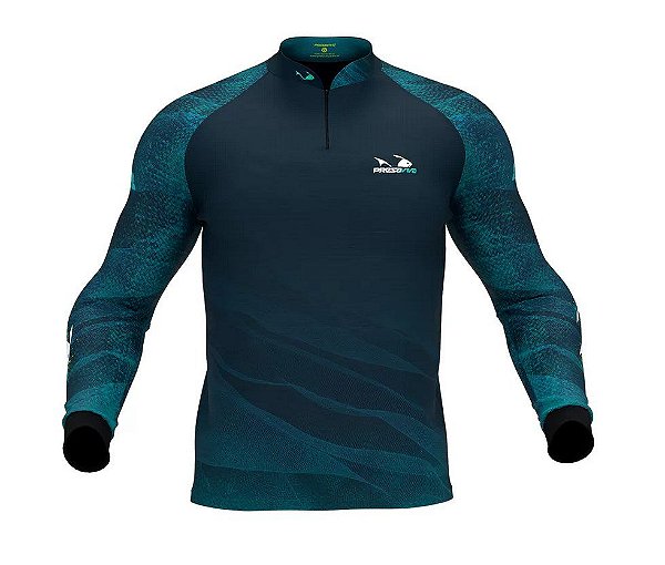 Camisa Presa Viva Tucunaré Azul 04