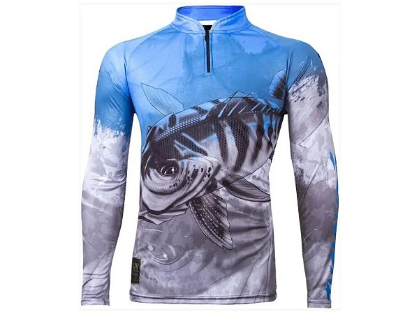 Camiseta de Pesca King Brasil KFF106 Infantil