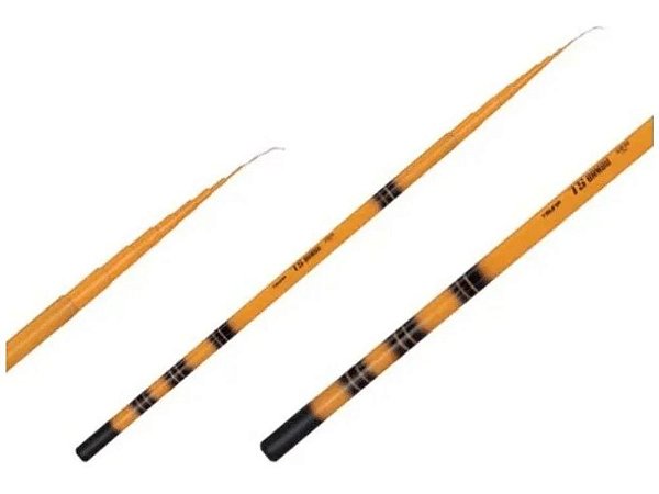 Vara Pesca Telescópica Bambu 1,80m Fibra De Vidro - Tsuna