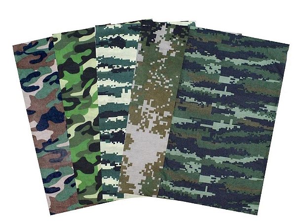 Buff Balaclava Camuflado Albatroz Bandana Proteção UV