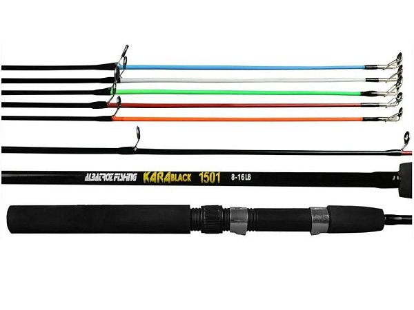 Vara Kara Black Albatroz Molinete 1301 4-12lbs