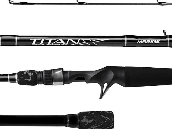 Vara Titan X Marine Sports Carretilha 1,68m 6-14LB