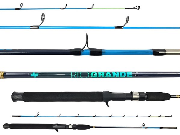 Vara Rio Grande 1652 8-12lb 1,65m Carretilha 2 Partes Albatroz