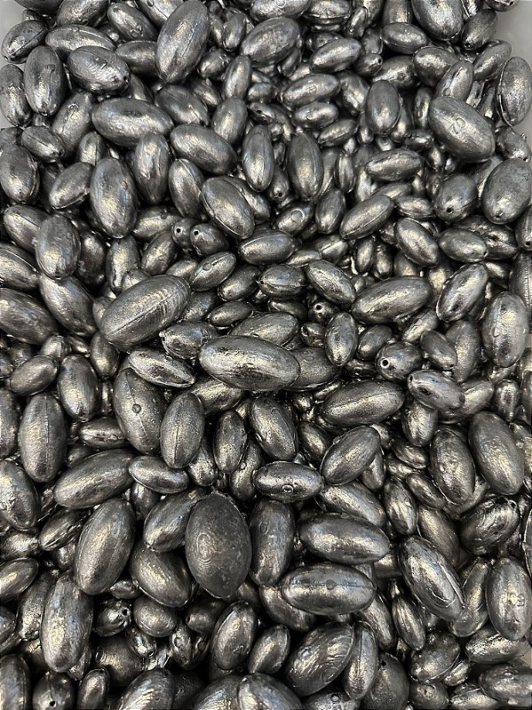 Chumbada Oliva Pacote com 10kg 5 a 80g Misturadas Super Qualidade