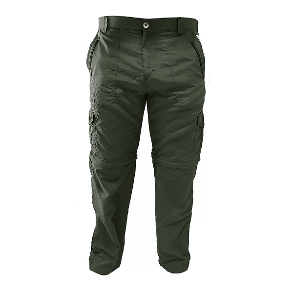 Calça 2 em 1 Presa Viva Cor Militar Com Bolsos