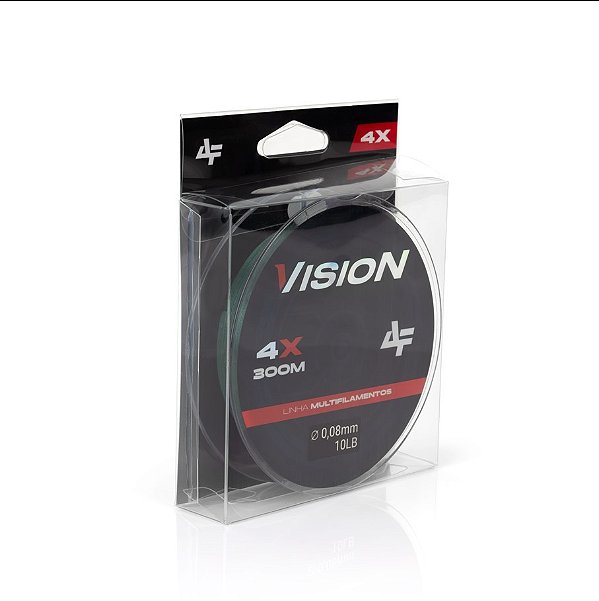Linha Vision Multifilamento 0.20mm Verde x4 100m Albatroz