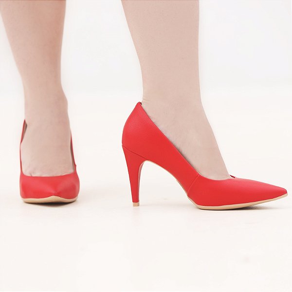Scarpin Feminina Piccadilly VERMELHO