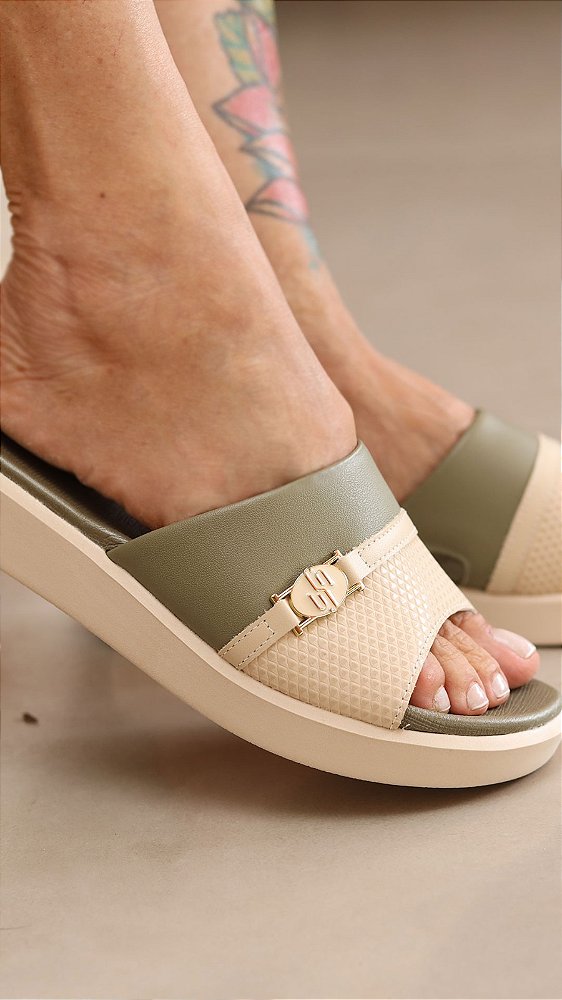 Tamanco Feminino Usaflex VANILHA