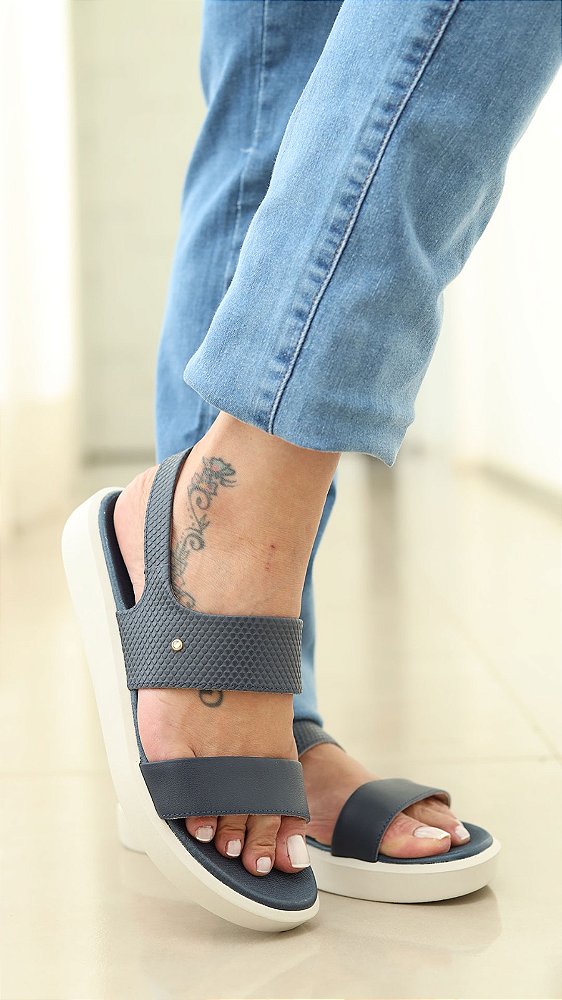 Sandália Feminina Usaflex NEW BLUE