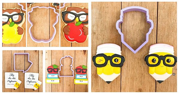 Kit - Dia dos Professores (cortadores)