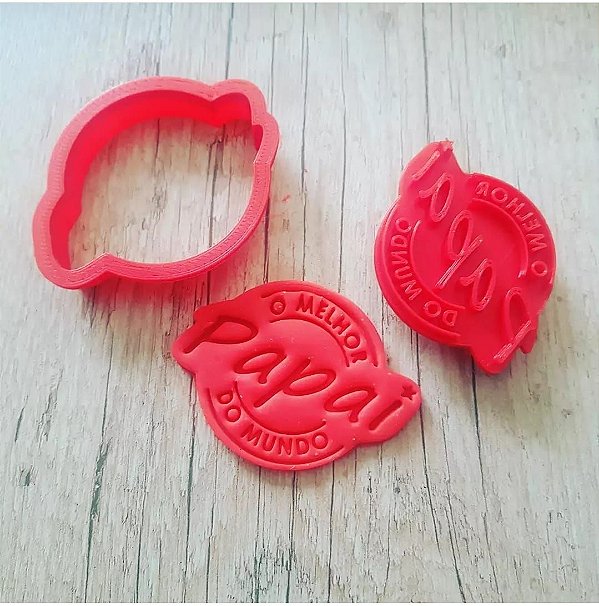 Cortador + Marcador - Melhor Papai do Mundo