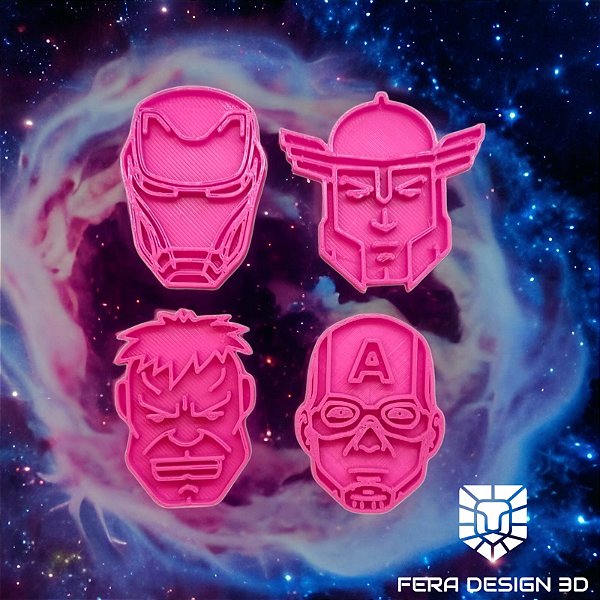 Kit Avangers - Cortadores e Marcadores