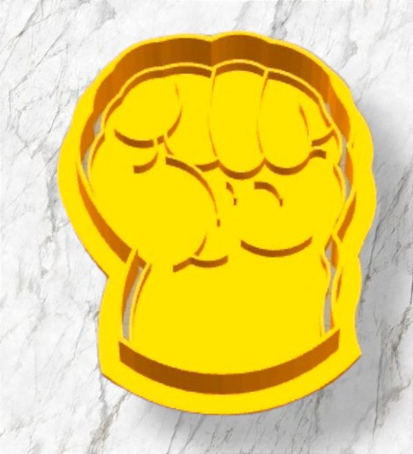 Cortador e Marcador 3D Mão Hulk