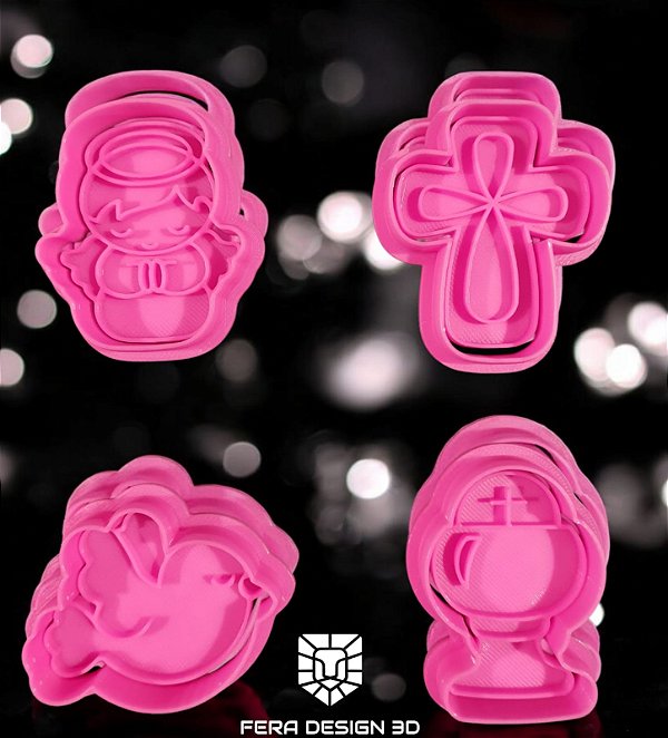 Cortadores + Marcadores - Kit Batizado 1