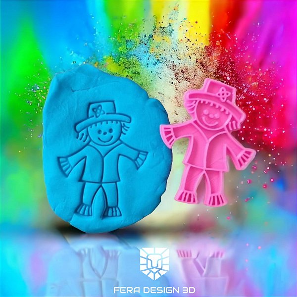 Cortador + Marcador - Espantalho 1 (Festa Junina)