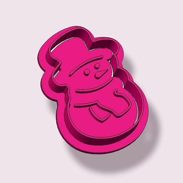 Cortador e Marcador - Boneco de Neve 2 (Natal)