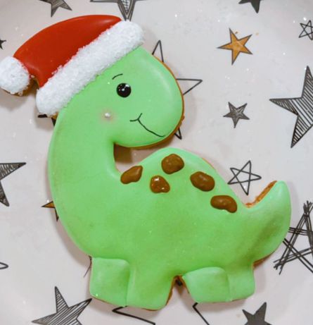 Cortador - Dinossauro Noel (Natal)