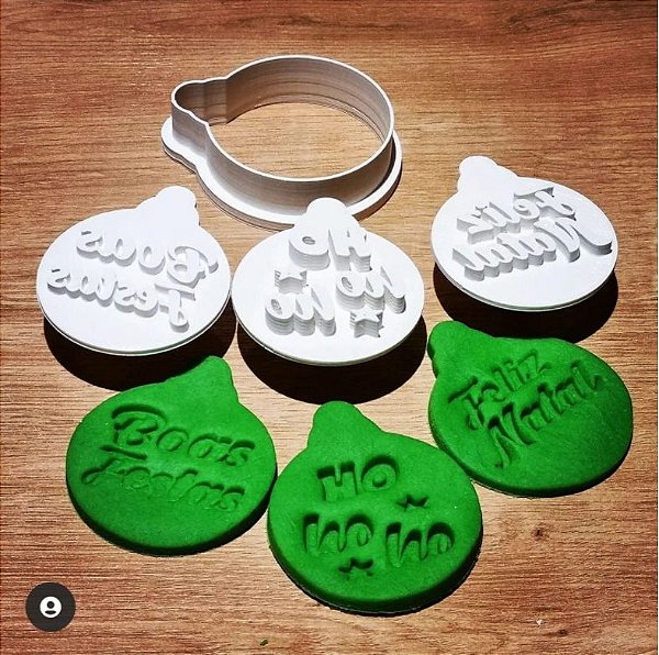 Kit 5 - Bolas para Natal e Ano Novo