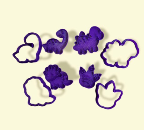 Kit Dinossauros (cortadores e marcadores)