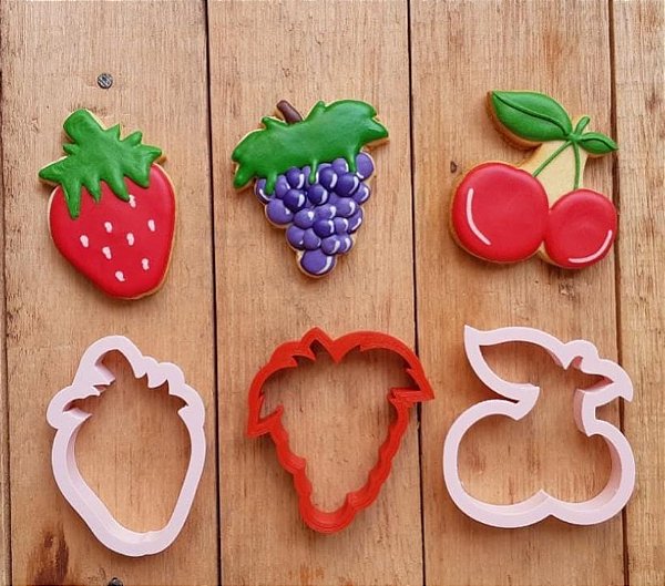 Kit de Frutas - cortadores